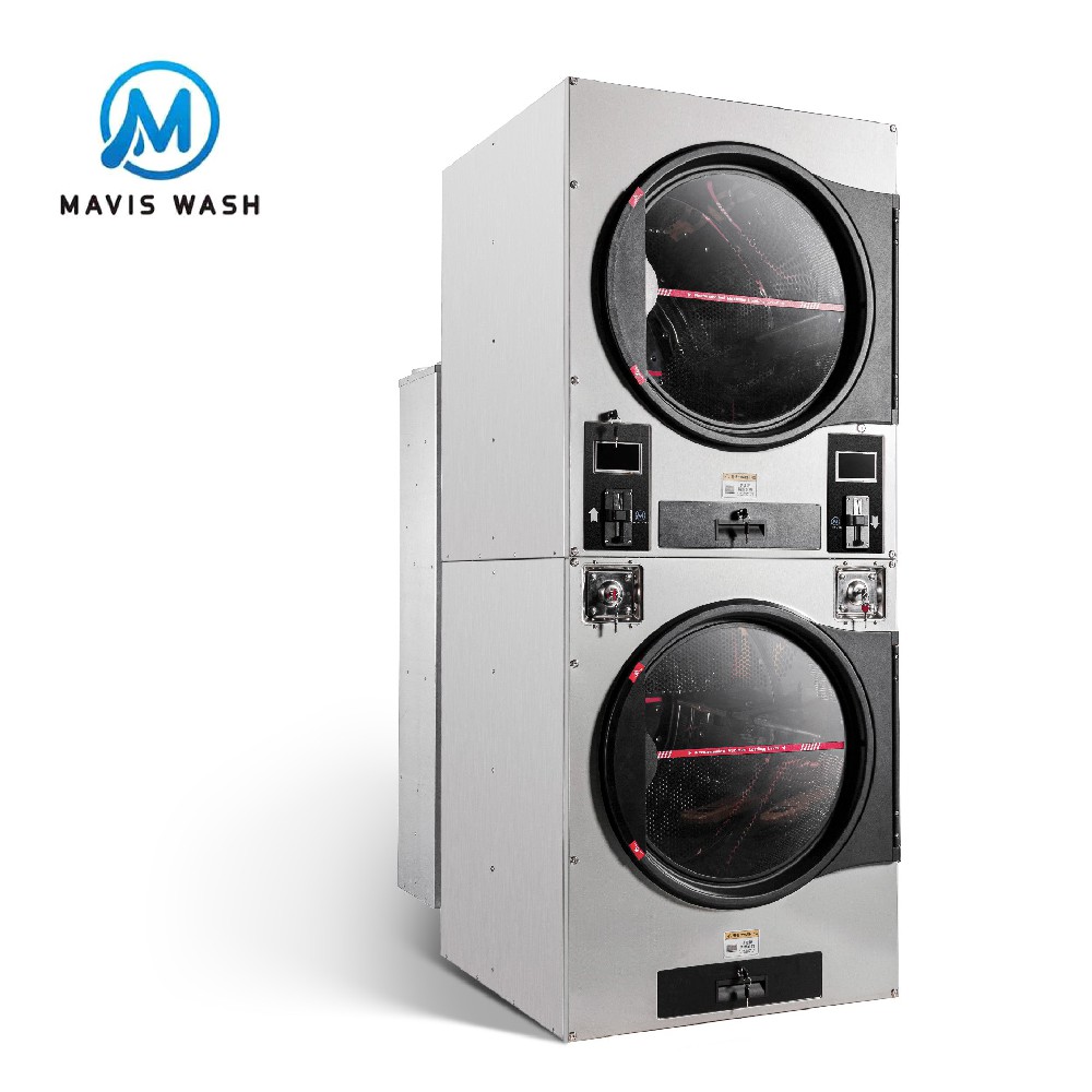 Single layer tumble dryer coin operated laundry machine forself service laundry shop